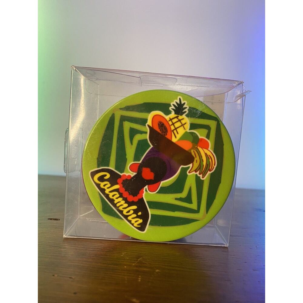 Rare Columbia Table Coasters 4 pack Colorful Designs